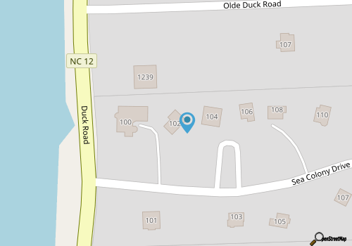 Brilliant De-duck-tion 158-A map location