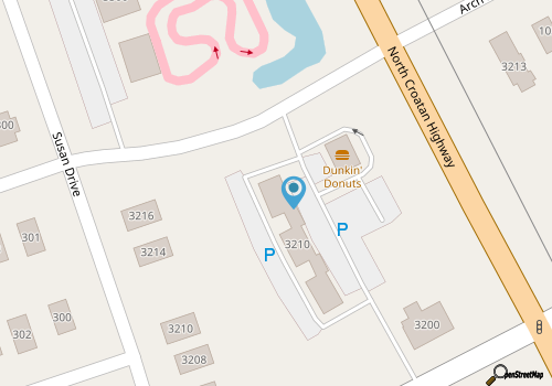 Dunkin' map location