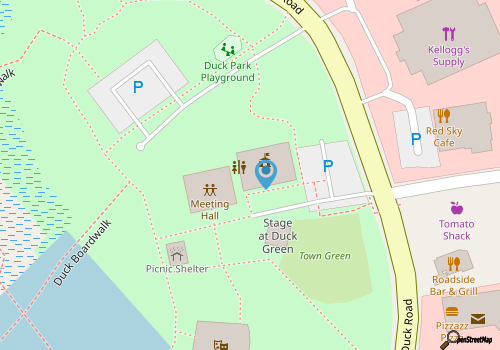 Town of Duck map location