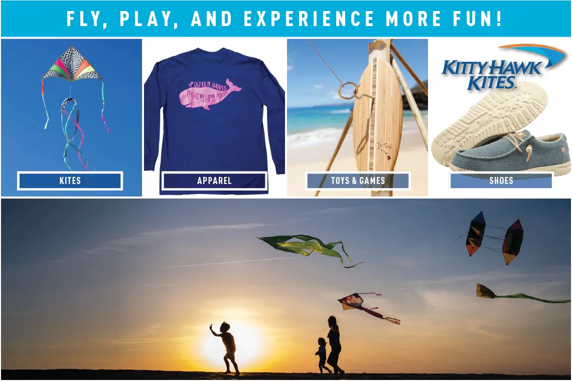 $5 off $30 retail Purchase at any Kitty Hawk Kites